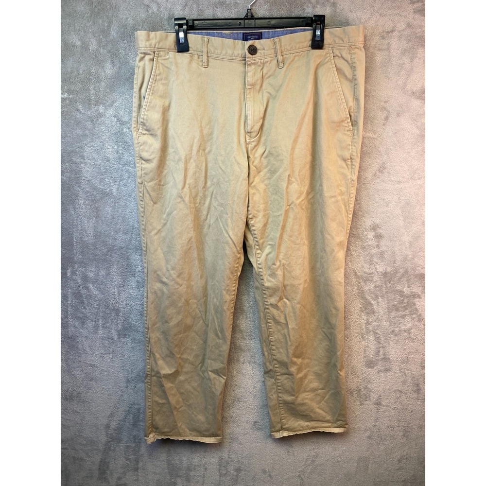 Gap Khakis Men's Pants 36/30 Tan Straight Stretch Chino